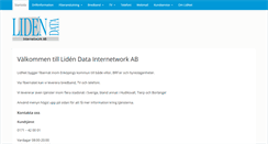 Desktop Screenshot of lidnet.se