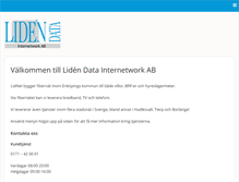 Tablet Screenshot of lidnet.se